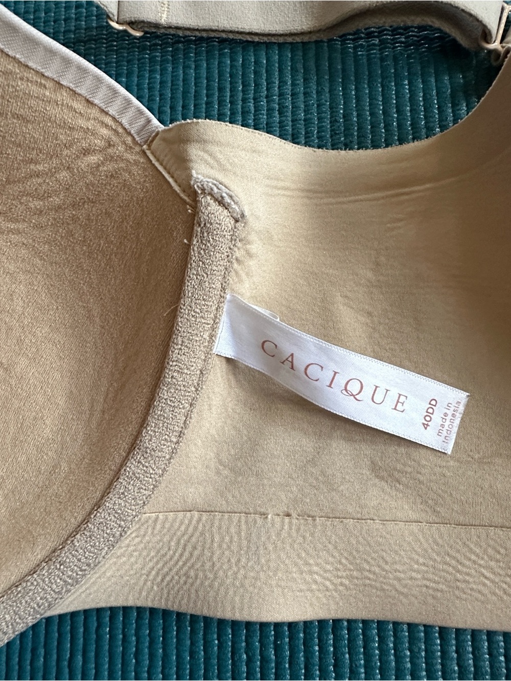 Cacique Lane Bryant Lightly Lined Full Coverage Back Smoothing Bra 40DD - Picture 6 of 7